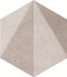 Декор Free Space Hex Grey Str 11х12.5 Tubadzin рельефная (структурированная) керамический 5903238003391
