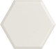 Настенная плитка Woodskin Bianco Heksagon Struktura A 17.1x19.8 матовая керамическая