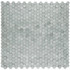 Мозаика Marble Mosaic Gravity Aluminium 3D Hexagon Metal (Big) алюминий 30х30 см чип 14х14 мм, серебро-silver