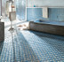 Мозаика Marble Mosaic Sichis Aqua стекло+керамика 28.8х28.8 см полированная, белый, голубой
