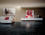Керамогранит Prexious Thund Night 6 mm Glo 120x240 Ret (756286) REX Ceramiche глазурованный, глянцевый универсальный