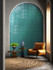 Настенная плитка Melody Turquoise 20x20 Monopole глянцевая керамическая 85689