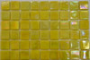 Мозаика Taurus-Lux-4 прокрашенная в массе стекло 32.7х32.7 см перламутровая чип 15х15 мм, желтый