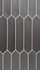 Настенная плитка Lanse Black 5x25 Equipe матовая керамическая 27483