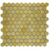 Мозаика Marble Mosaic Reflections алюминий 30.5х30.5 см чип 26х26 мм, золотой-oro-gold
