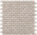 Мозаика Kone Silver Mosaico Brick AUOL 30,4x30,4 керамогранитная м2