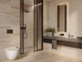 Настенная плитка Треви Бежевый Низ 04 25х40 Gracia Ceramica матовая керамическая 010100001563