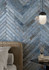 Керамогранит Kist Lux Dark Blue Glossy 4.8х45 Ava Ceramica полированный настенная плитка 264022