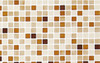 Мозаика Marron - часть 3 2.5x2.5 стекло 31.3х49.5