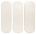 Настенная плитка Calema Oval White Matt 5.2х16 DNA Tiles матовая керамическая 00000086154