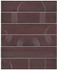 Панно KMP3STA006RN6X Мажорель Бордовый глянцевый (из 6 частей 6х28,5) 36x28,5x1 Kerama Marazzi керамическое