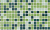 Мозаика Verde - часть 6 2.5x2.5 стекло 31.3х49.5