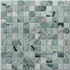 Мозаика NSmosaic KP-763 камень полированный 29.8х29.8 см чип 23х23 мм, бирюзовый, серый