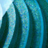 Мозаика Green Pearl 2.5x2.5 стекло 31.3х49.5