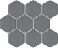 Керамогранит SG1002N Тюрен Серый Темный, полотно из 9 частей 12х10,4 31х37 Kerama Marazzi матовый напольная плитка