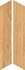 Керамогранит Drem Nut Chevron 7.5х40.7 RHS матовый напольный J91656