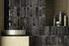 Настенная плитка Hanoi Arco Black Ash 6,5x20 Equipe глянцевая керамическая 30040