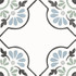 Керамогранит Tanger Blue Petals 12,3x12,3 Peronda матовый универсальный