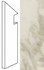 Плинтус MARVEL Royal Calacatta Battiscopa Sag.Sx AFB2 7,2x30 шт керамогранит