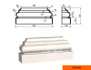 Лепнинапласт Пилястра ПЛВ-550/6 (база) фасадная полистирол 800х330х195 мм