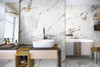 Настенная плитка Firenze 9543 Blue Calacatta 30x90 Porcelanite Dos глянцевая керамическая POR_F9543_BLCAL_90