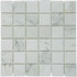 Мозаика Marble Mosaic Volakas white Pol камень 30.5х30.5 см полированная чип 48х48 мм, серый, белый