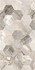 Декор Istambul Grey Decor 0146 Mat 25х50 Eurotile Ceramica матовый керамический