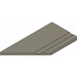 Керамогранит Fossil Black Bordo 30x120 Svasato Round Sx Italon x2 матовый, структурированный бортик закругленный с выемкой левый 620090001426