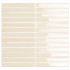 Мозаика Short Stick Ivory керамика 28х30 см Amadis Fine Tiles глянцевая чип 20х150 мм, бежевый 8436552229446