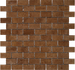 Декор Mosaico Rectangular Oregon-C Tabaco керамический