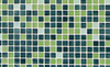Мозаика Verde - часть 7 2.5x2.5 стекло 31.3х49.5