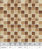 Мозаика Aquarius-mix-3 стекло+камень 30х30 см прозрачная чип 23х23 мм, бежевый, коричневый
