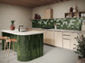 Настенная плитка Mimosa Emerald 10x10 APE Ceramica Carmen глянцевая, рельефная (структурированная) керамическая