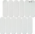 Мозаика P-559 керамика матовая 27.6х29 см NSmosaic Porcelain Series чип 43х148 мм, серый