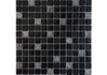 Мозаика Vesta Black 2.3x2.3 стеклянная 30x30