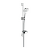 Душевой гарнитур Hansgrohe Crometta, Vario со штангой 65 см и мыльницей, белый/хром
