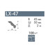 Карниз NMC LX-47 ( J)