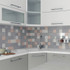 Настенная плитка Mini Tile Dark Grey Glossy 9.9х9.9 Modern Ceramics глянцевая керамическая