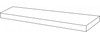 Ступень угловая Forte dei Marmi Ceppo Apuano Pearl Scal. Ang. Dх 33x160 керамогранит матовая 620070002405
