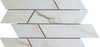 Мозаика Mk.Chevron Cre Rm 17х35.2 керамогранит La Faenza Monoceram Oro матовая, белый