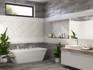 Бордюр Sonnet Beige Geometria Azori 6.2x50.5 матовый керамический 587891002
