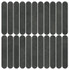 Мозаика Boost Expression Carbon Mosaico Ellipse 37x37,8 керамогранит Atlas Concorde Italy матовая, черный AYY7