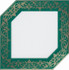 Декор HGD/D250/18000 Клемансо Зеленый 15x15 Kerama Marazzi глянцевый керамический