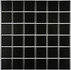 Мозаика Manila Black 306х306 керамогранит матовая чип 48х48 мм, черный