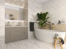Керамогранит Marmaris White Белый PG 01 45x45 Gracia Ceramica глянцевый напольный 010400001071