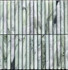 Мозаика Marble Mosaic Cloud Emerald Bars мрамор 30.5х30.5 см матовая чип 15х151 мм зеленый
