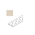 Керамогранит Forte Dei Marmi Rock Siberian Ivory Griglia Ang. Dx 20x60 Atlas Concorde матовый решетка угловая правая 620090001225