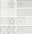 Декор Décor Victoria Mix 10x20 глянцевый керамический
