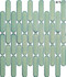 Мозаика R-343 керамика глянцевая 30х30 см чип 23х98 мм, зеленый