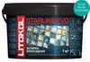Затирка для плитки эпоксидная Litokol двухкомпонентный состав Starlike Evo S.410 Verde Smeraldo 5 кг 485380004